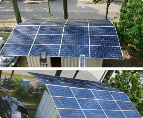 Hybrid PV Container