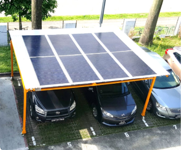 BIPV Car Park Shelter
