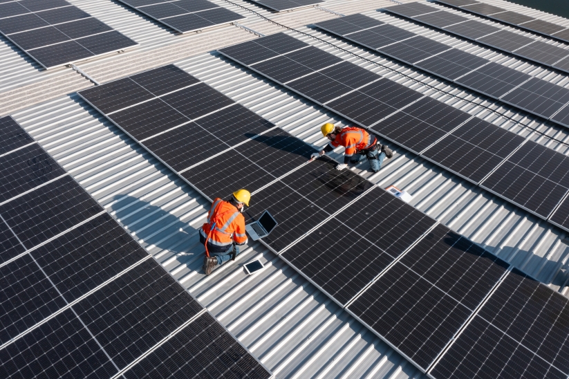 Smart grid and renewable energy concept