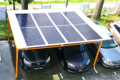 Carpark Shelter Solar BIPV
